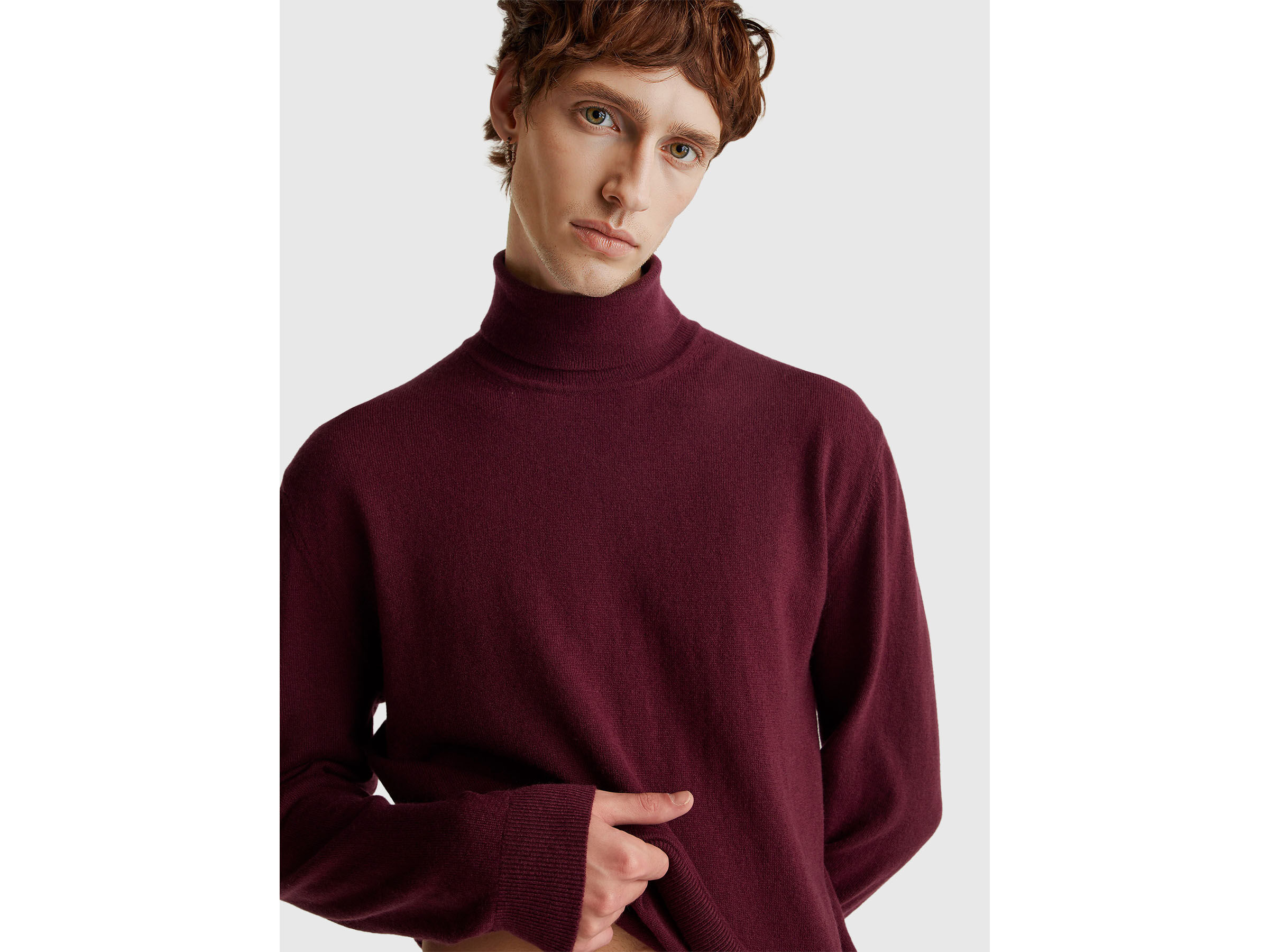 TURTLE NECK SWEATER Men image number 4